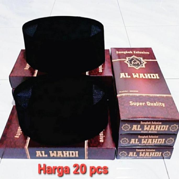 Peci Hitam Ac Grosir 20 pcs Songkok Hitam