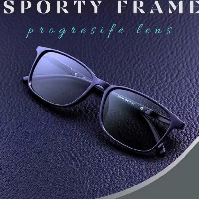 Police Baru Kacamata Progresif Baca Dan Jalan Frame Titanium El Sporty Double Focus Antiradiasi Coco