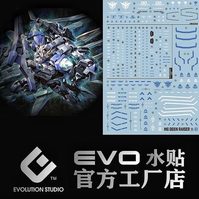 MG GUNDAM 00 XN RAISER WATER DECAL EVO SIMP DECAL