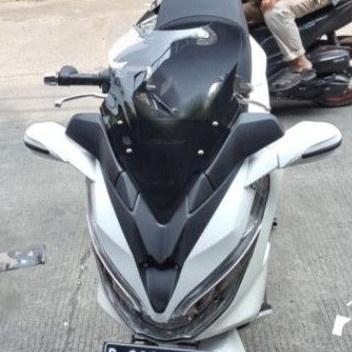 Kaca Visor Windshield Tameng Kedok Motor Honda Pcx-150 2018 - 2022 + Spion Sein Led Lipat New Model 