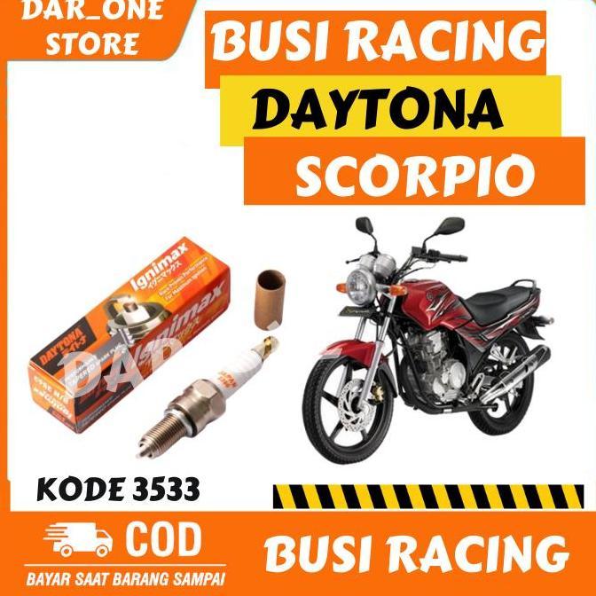 Promo BUSI DAYTONA RACING ORIGINAL YAMAHA SCORPIO IRIDIUM 3533 Diskon