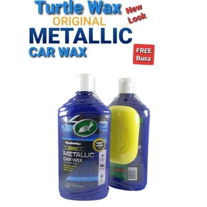 1nakasainya - turtle wax metallic car wax poles pengkilap body silicone silikon glaze original t-157