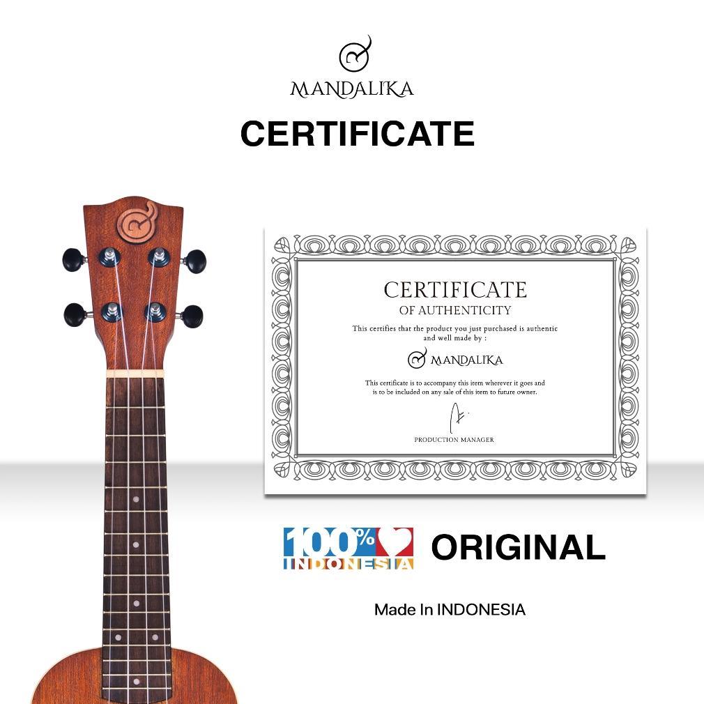 Gitar Akustik Parlor Mandalika P1 Gitar 3/4