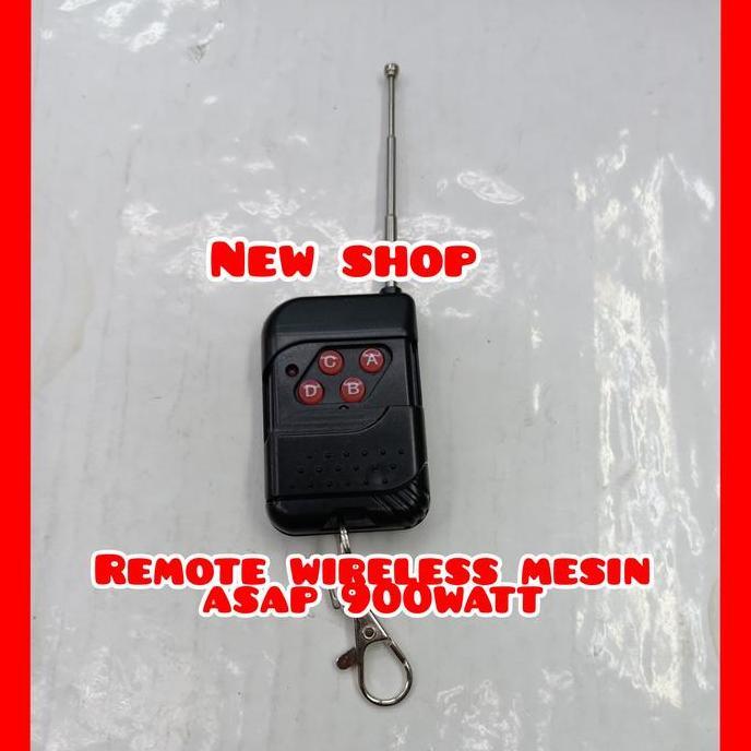 Remote wireless Mesin Asap fog machine 900 watt