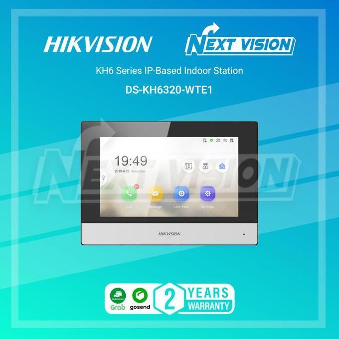 DS-KH6320-WTE1 - HIKVISION VIDEO INTERCOM INDOOR STATION
