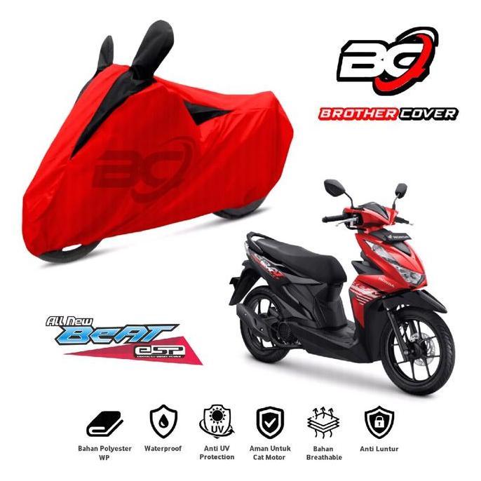 Sarung Motor Beat Cover Motor Beat Penutup Motor Beat Waterproof penutup & sarung sepeda motor LUIS