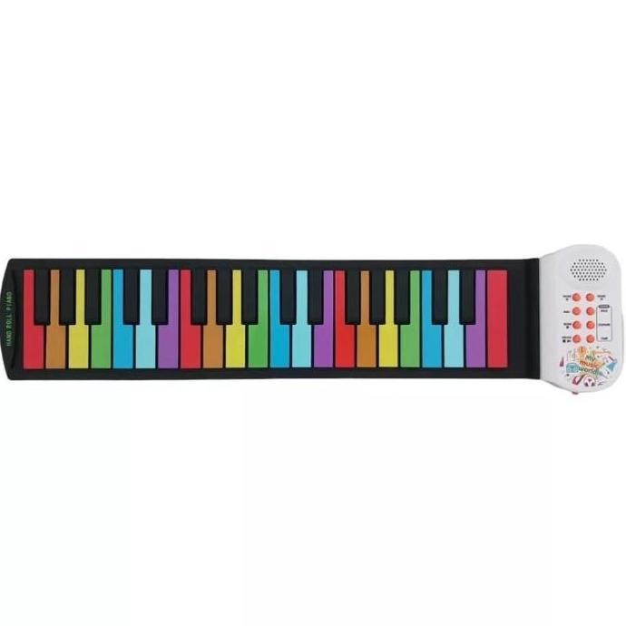 Mainan Anak Piano Roll Up Piano 37 Key Piano Gulung Electric Kode 209