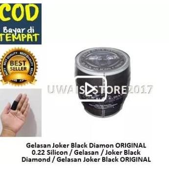 Gelasan Joker Black Diamon ORIGINAL 0.22 Silicon Benang Layangan