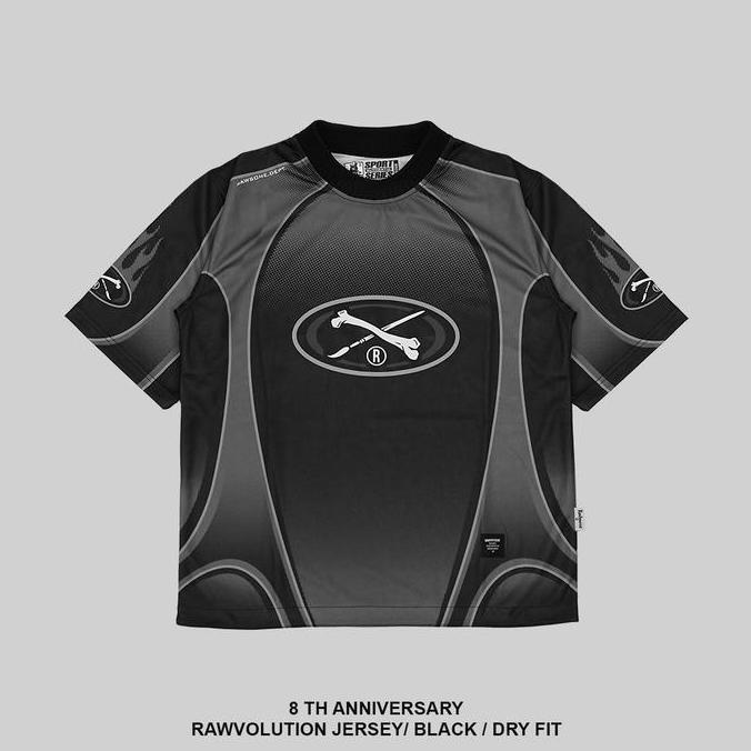 ORIGINAL RAWTYPE RIOT Rawvolution Jersey - Black READY STOCK