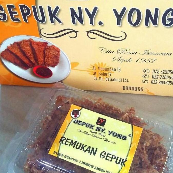 Remukan Gepuk Ny Yong - 100gr [Frozen] WAR