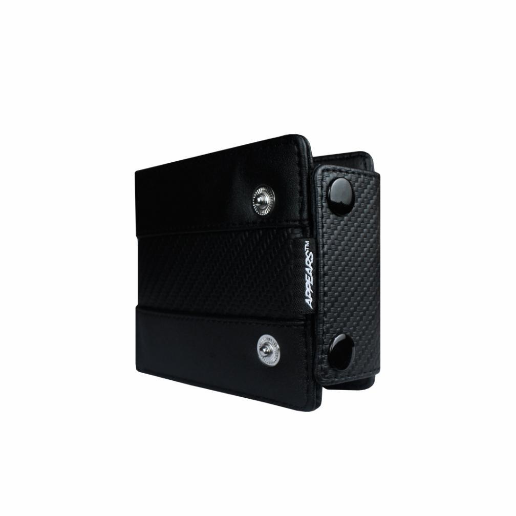 NEW Appearstm - (Button X Carbon Black) | Wallet | Dompet | Dompet Lipat | Dompet Pria Wanita