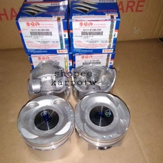 piston seher mesin suzuki baleno lama , escudo 1.6 kapsul asli sgp