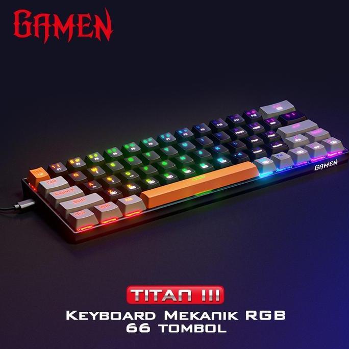 Gamen Titan Iii / Titan 3 Mini Rgb Mechanical Gaming Keyboard Forsale