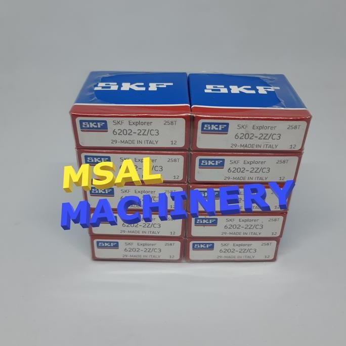 Promo BEARING 6202 ZZ / 6202ZZ / 6202 2Z SKF C3 Diskon