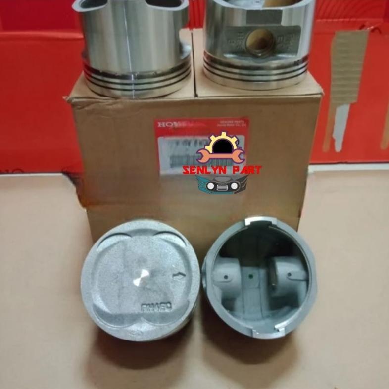 PISTON ASSY SET HONDA CIVIC EW WONDER 86 BARU STD TERSEDIA OVZ ORI GARANSI