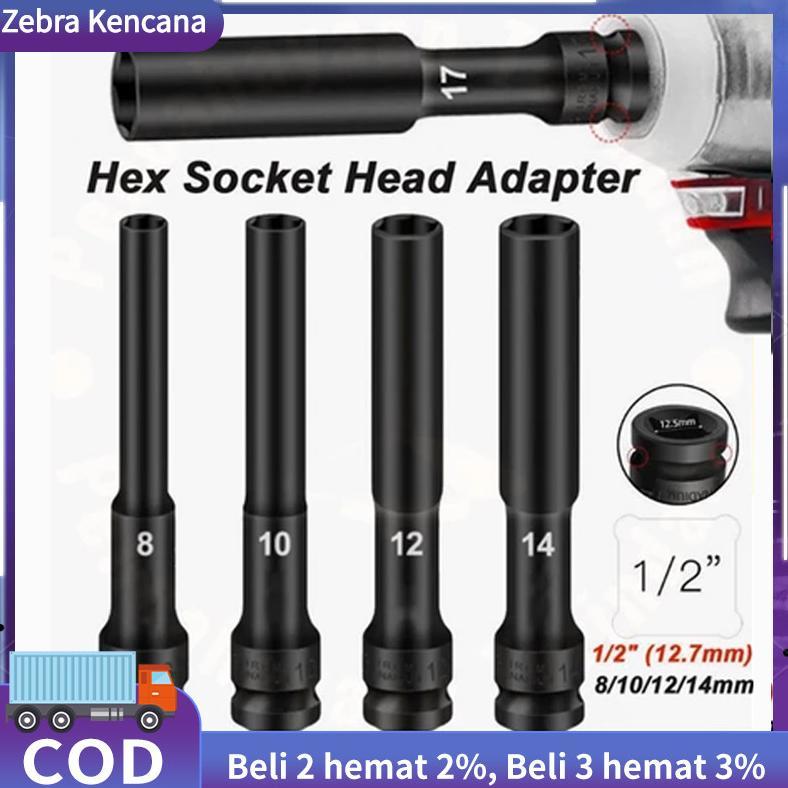 Kunci Shock 8 Panjang /Untuk Buka Baut Blok Box CVT Motor Matickunci Shock Panjang Mata Shock Impact