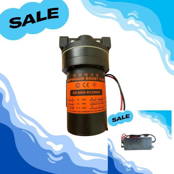 ASLI Pompa RO Reverse Osmosis Booster Pump Eflow 1200 GPD READY STOCK