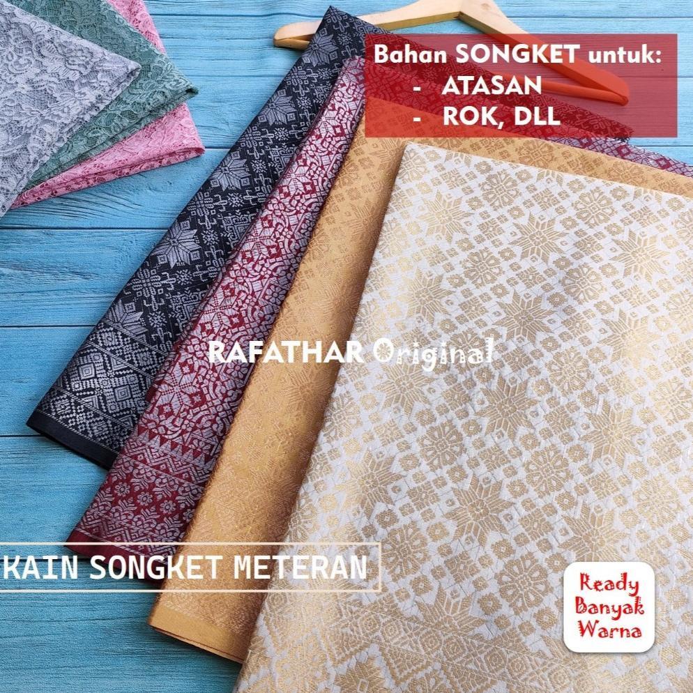 TERMURAH KAIN SONGKET PALEMBANG SONGKET METERAN KAIN SONGKET METERAN BAKAL ROK SONGKET KAIN TENUN SO