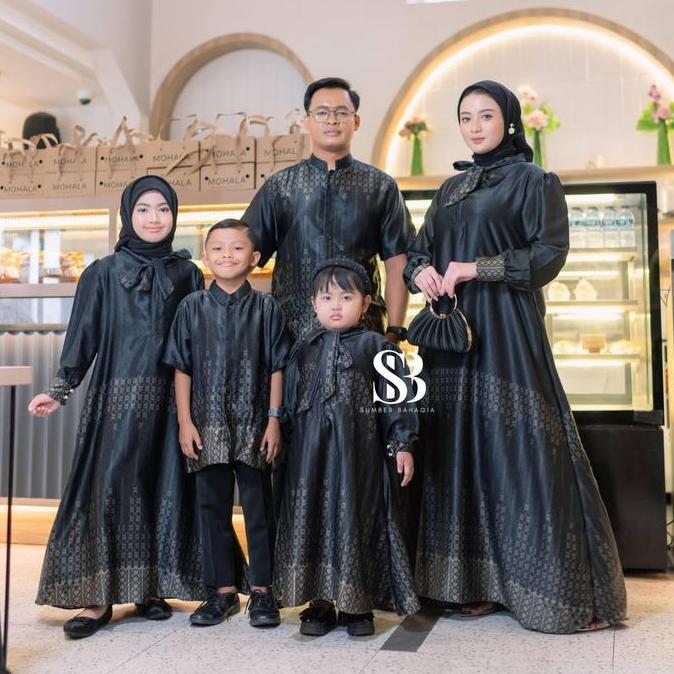 Couple Lebaran Keluarga Gamis Jumbo Couple Keluarga Terbaru Gamis Syari Busui Muslim Modern Terbaru