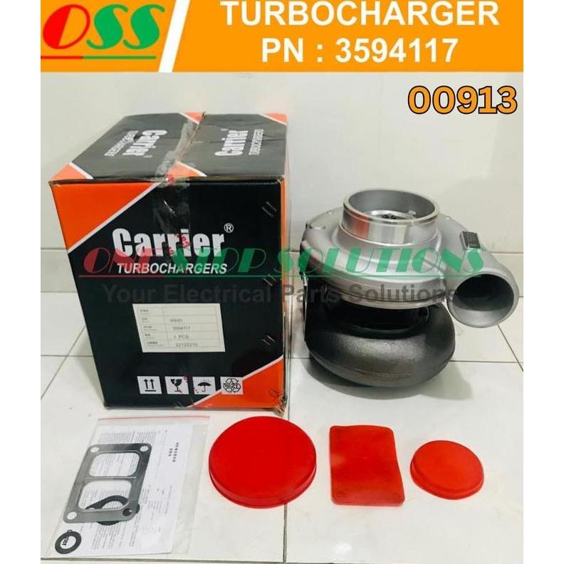TURBOCHARGER TURBO CHARGER CUMMINS HOLSET GARRET HX80 PN 3594117 ORIGINAL DAN TERPERCAYA