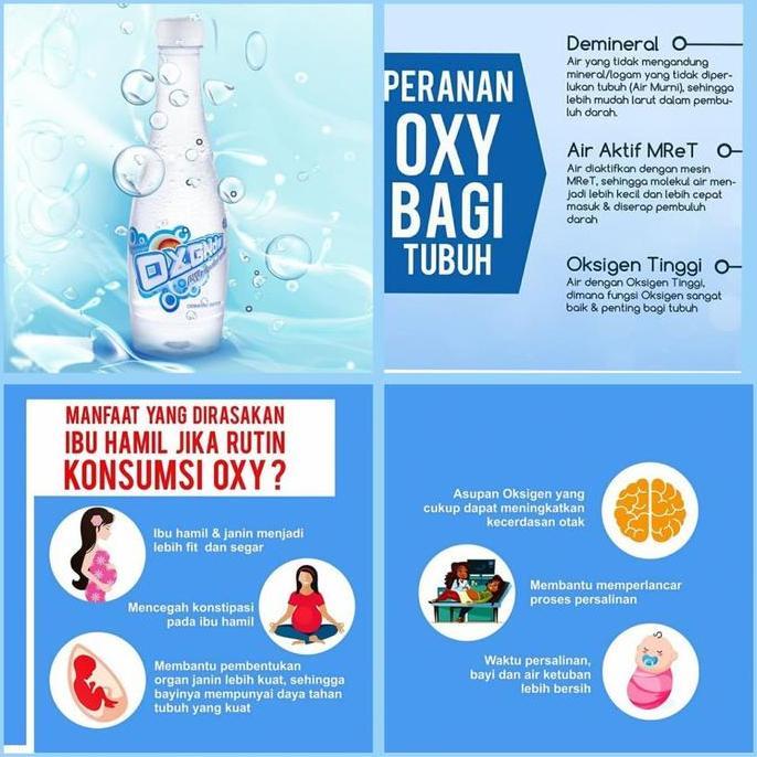 Air Oxy CJDW / OXY Drinking Water / Air Minum Oksigen (1 Dus) 24 Botol
