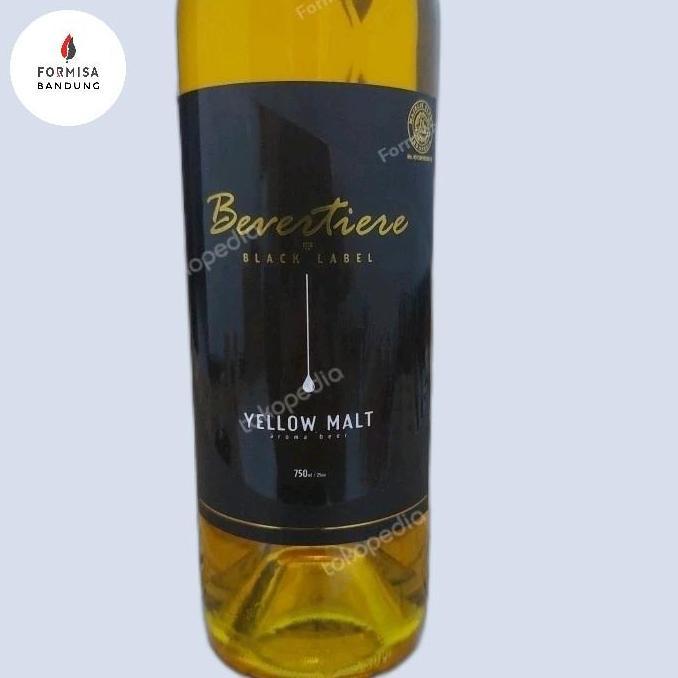Bevertiere Black Label Yellow Malt 750ml Sirup Malt 0% Halal Formisa
