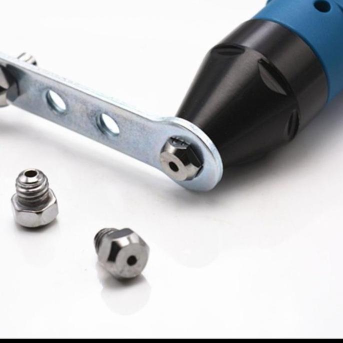 Alat Tang Rivet Rivet Alat Konektor Adaptor Mata Bor Bonus Paku Rivet