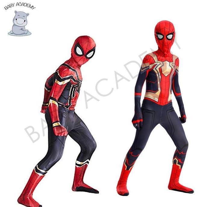 Kostum Spiderman No Way Home Lengkap Topeng Anak Laki Laki Dewasa Premium