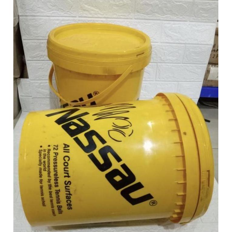 Bola Tenis NASSAU TRAINING/bola tenis Latihan NASSAU isi 72 ember ORI