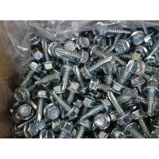 Skrup Baja Ringan / Skrup Roofing 10X16 Turbofix Isi 1000 Pcs