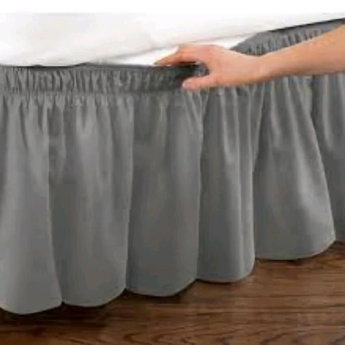 BED SKIRT RUMBAI PENUTUP KOLONG KASUR