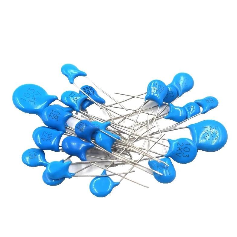 High voltage ceramic capacitor 1KV 2KV 3KV 101 102 103 221 222 223 471 472   1000V  2000V  3000V  10