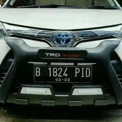 Tanduk Bumper Guard Depan Mobil Sigra / Calya Merek Sr Sunrise Model Luxury X Asli