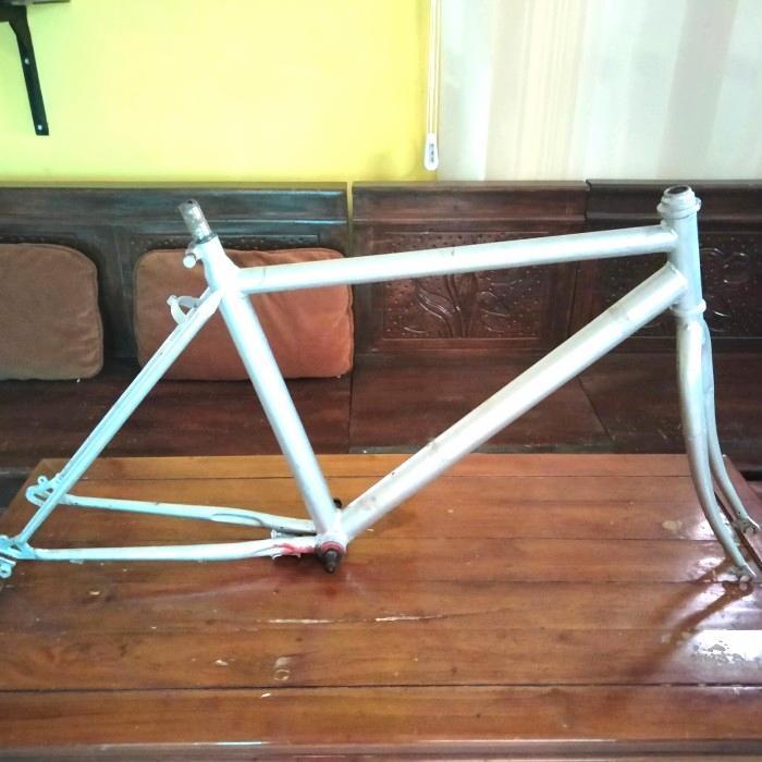 Frame Sepeda 26 Inch Silver Original Dan Terpercaya