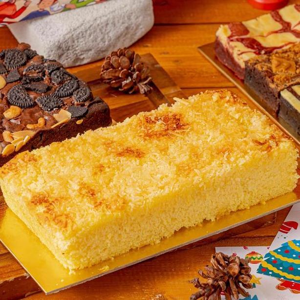 Bolu Tape Keju Chan Patisserie Size 20X10Cm | Christmas Hampers | Hampers Natal Pasti Promo