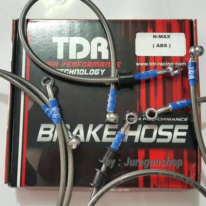 Selang rem Yamaha Nmax 155 ABS / Brake hose NMAX ABS silver TDR Racing