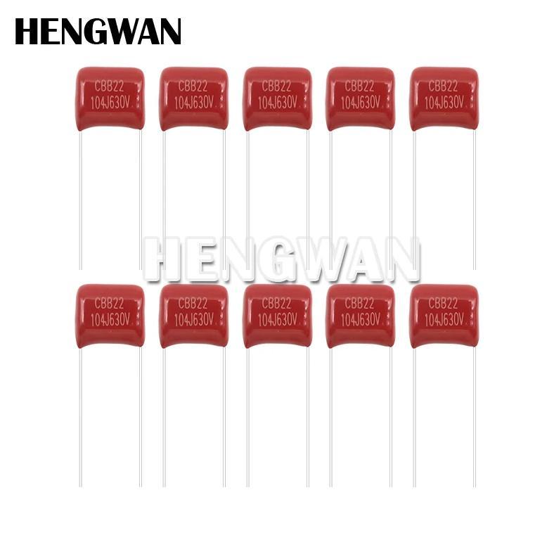 10PCS 63V 100V 250V 400V 450V 630V 2000V CBB Polypropylene film capacitor 101 103 104 105 125J 221 2