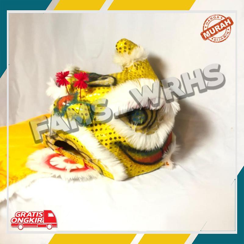 Barongsai Anak Dewasa Bahan Karton Tebal Kokoh Barongsai Kedip BERKUALITAS