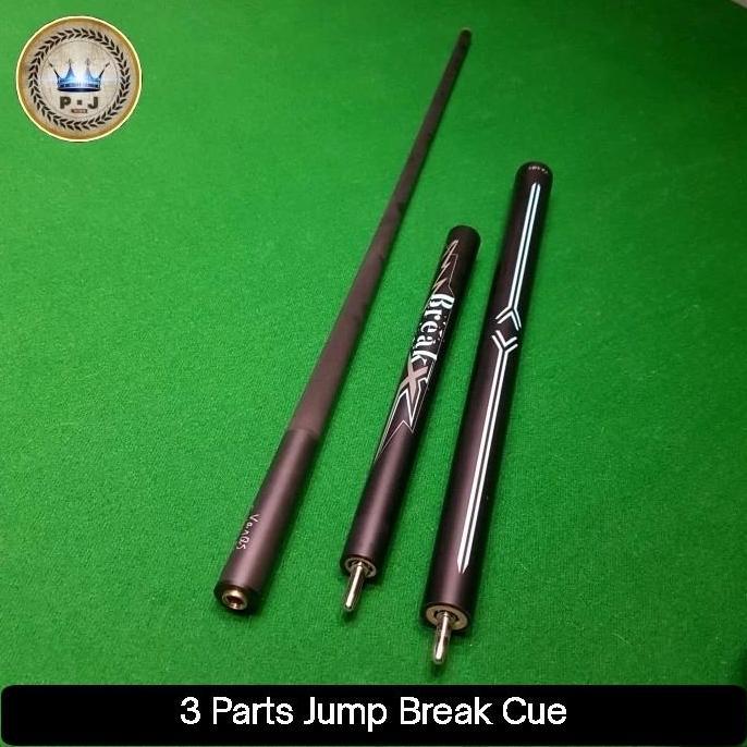 PJ - VanQs Billiard Karbon | Carbon Jump Break Cue - Bumper Extension Ready