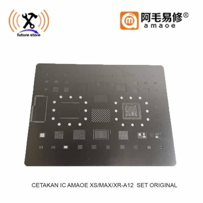 CETAKAN IC AMAOE XS/MAX/XR-A12 SET ORIGINAL