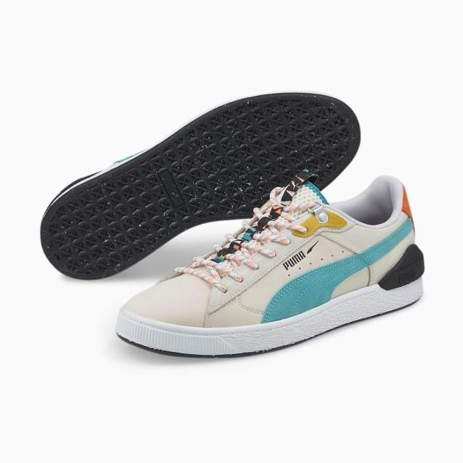 SEPATU PUMA Unisex Suede Bloc HC Pristine-Porcelain 383343 01