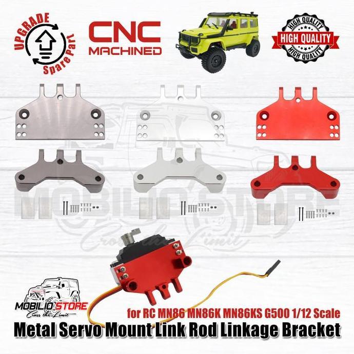 Metal Servo Mount Link Rod Linkage Bracket for RC MN86 MN86K MN86KS