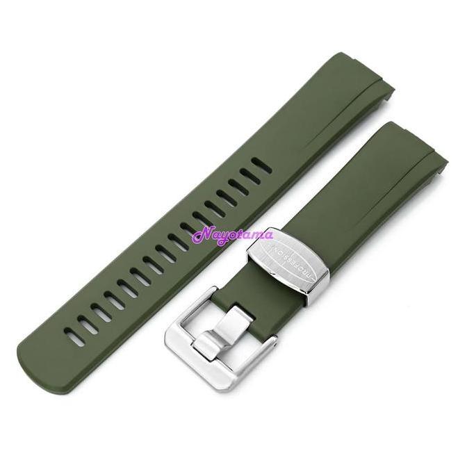 CRAFTER BLUE CB08 Rubber Strap Hijau Green Seiko King Turtle SRPE05K1