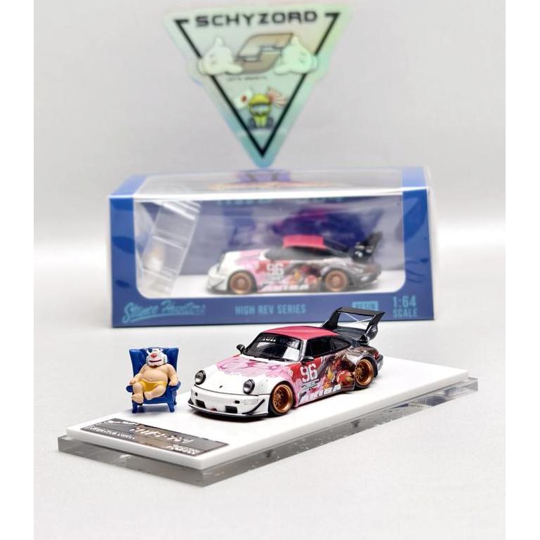Stance Hunters Resin REV Porsche RWB 964 AKIBA #96 High GT Wing Figure Boss Gundam Akiba Limited Edi