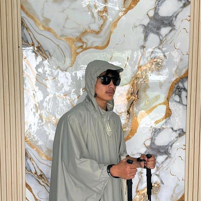 ASLI BlackShea Jas Hujan Ponco 3 in 1 Multifungsi Flysheet Matras Bivak Ultralight 15D Silnylon Rips