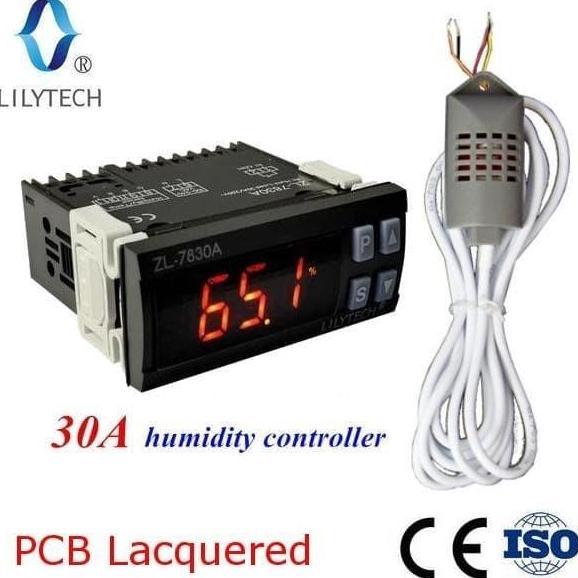 Humidity Controller Lilytech Zl7830A Hygrostat Zl-7830A Moisture Kontroler Kelembaban Mc Higrostat Z