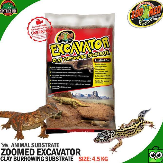HARGA DISC - Zoomed Excavator Clay Alas Kandang Reptil BD Uromastyx Gecko Sand Boa