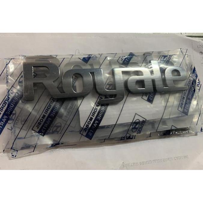 Emblem tulisan ROYALE hyundai H1 PREMIUM