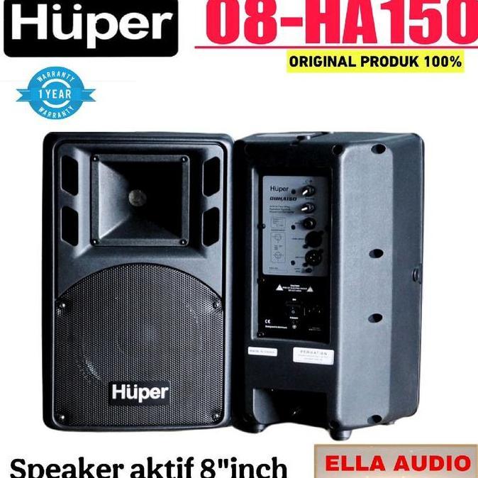 Promo Huper 08HA150Professional Speaker Aktif Huper 8'inch 08-ha150 Diskon
