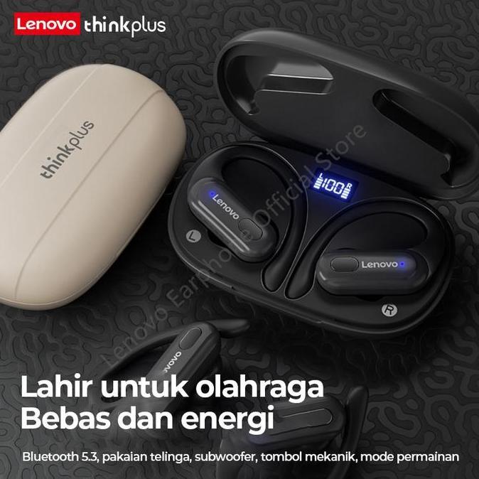 Promo Headset Bluetooth Sport Super Bass Lenovo Thinkplus Wireless Earphone Bluetooth XT60 Lenovo th